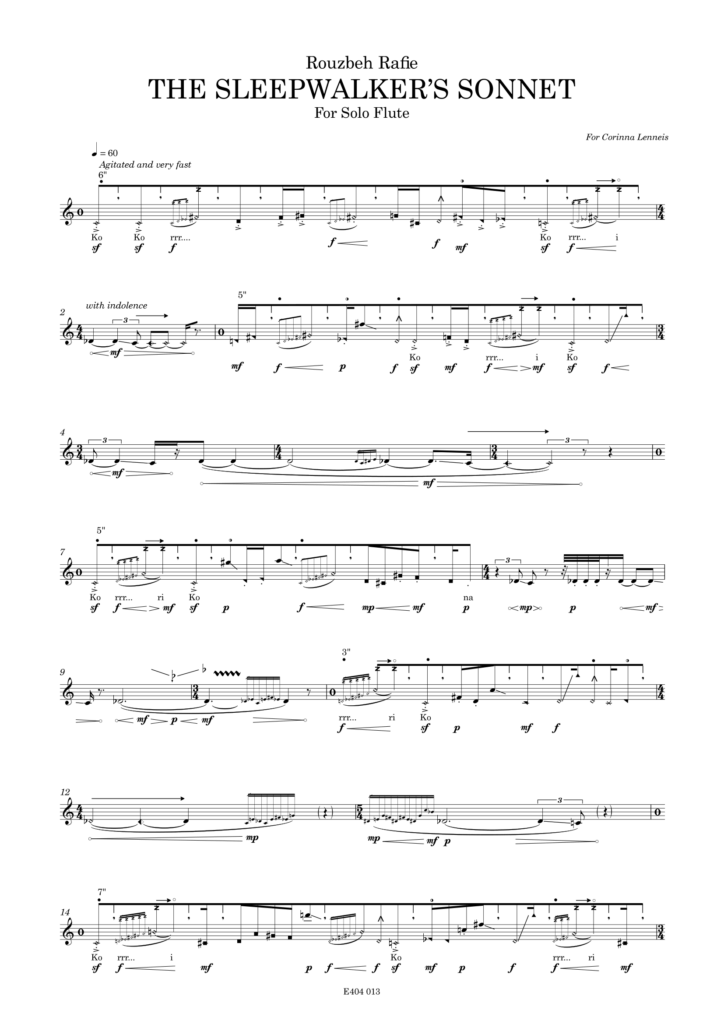 The sleepwalker’s sonnet